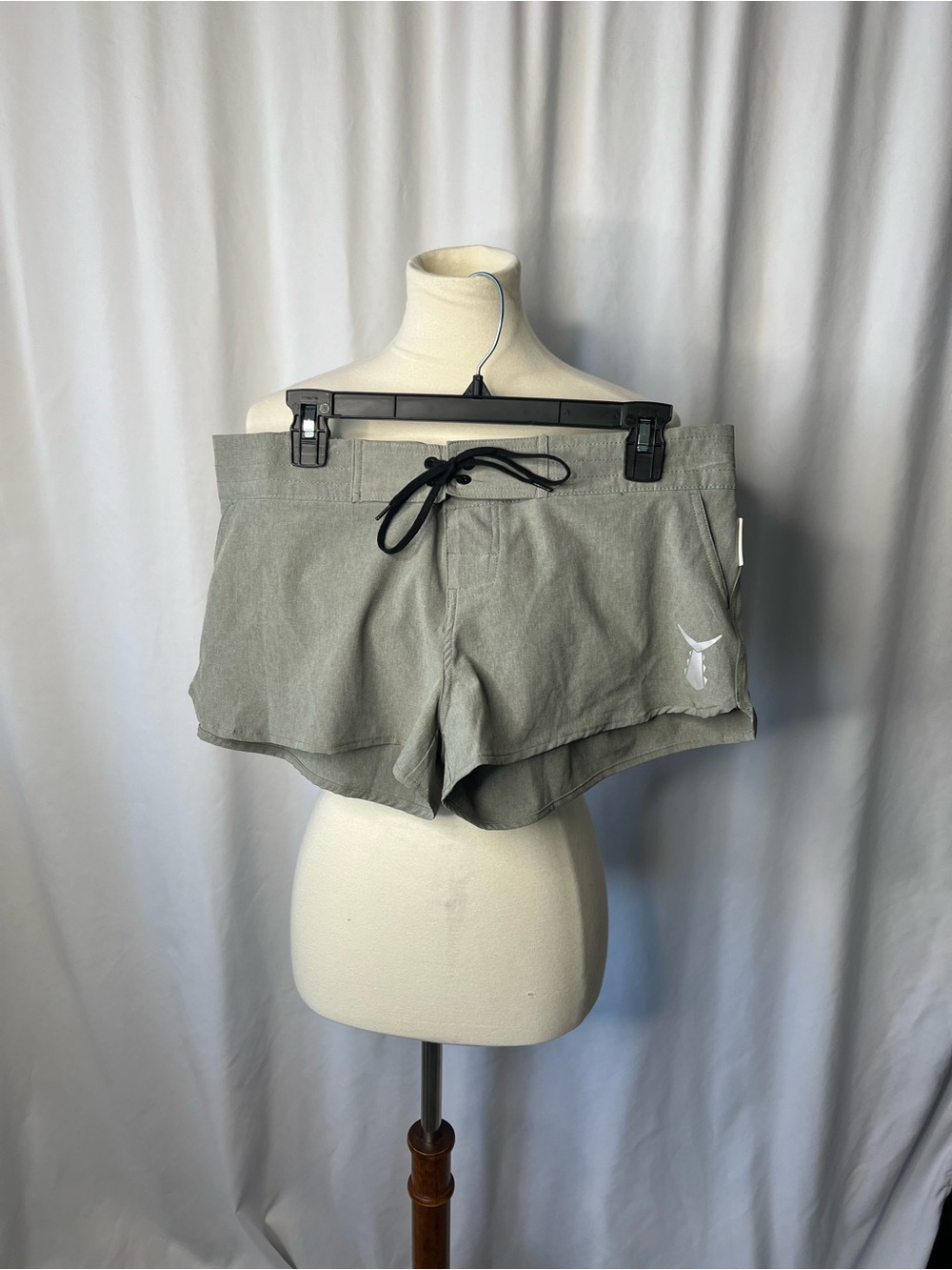 Tunaskin Gray Board Shorts Swim Trunks Size XL Quick Dry Beach Surf